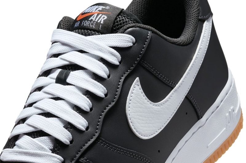 Nike Air Force 1 Low “Anthracite” II7630-001 White Gum Yellow Safety Orange Summer 2025 Release Info 