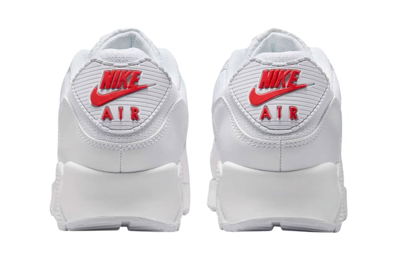 Nike Air Max 90 "White/Light Crimson" DM0029-118 white and red all white air max day classic summer shoe white sneaker