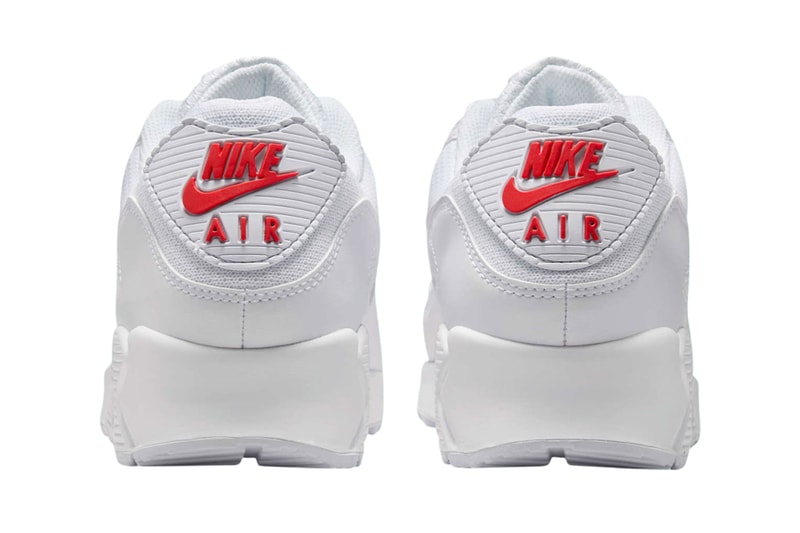 Nike Air Max 90 "White/Light Crimson" DM0029-118 white and red all white air max day classic summer shoe white sneaker