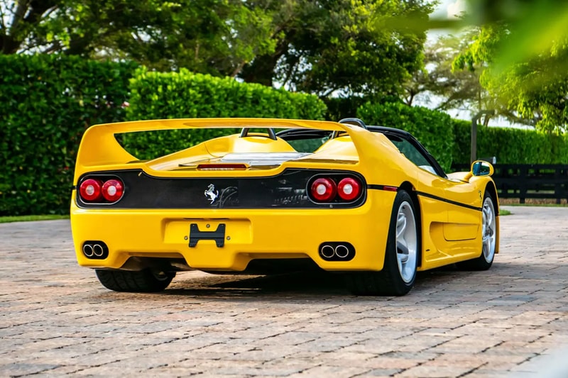 Ralph Lauren Yellow Ferrari F50 RM Sothebys Auction Info