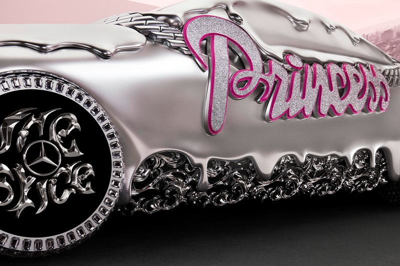 Ice Spice Turned the Mercedes-Benz CLA Into a Molten Chrome Princess-Mobile