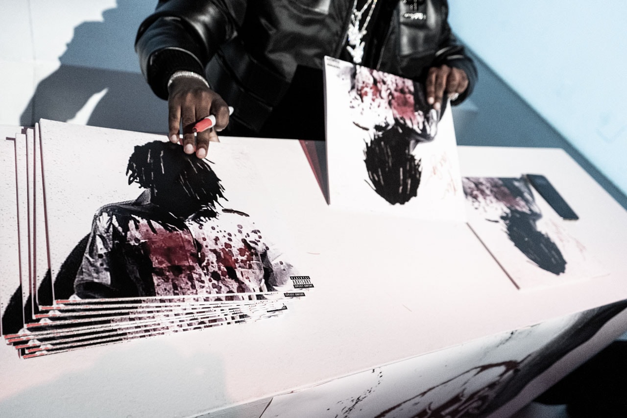 Closer Look: Ken Carson's Vinyl Signing  pop up release info a great new york city lume studios surprise last minute instagram