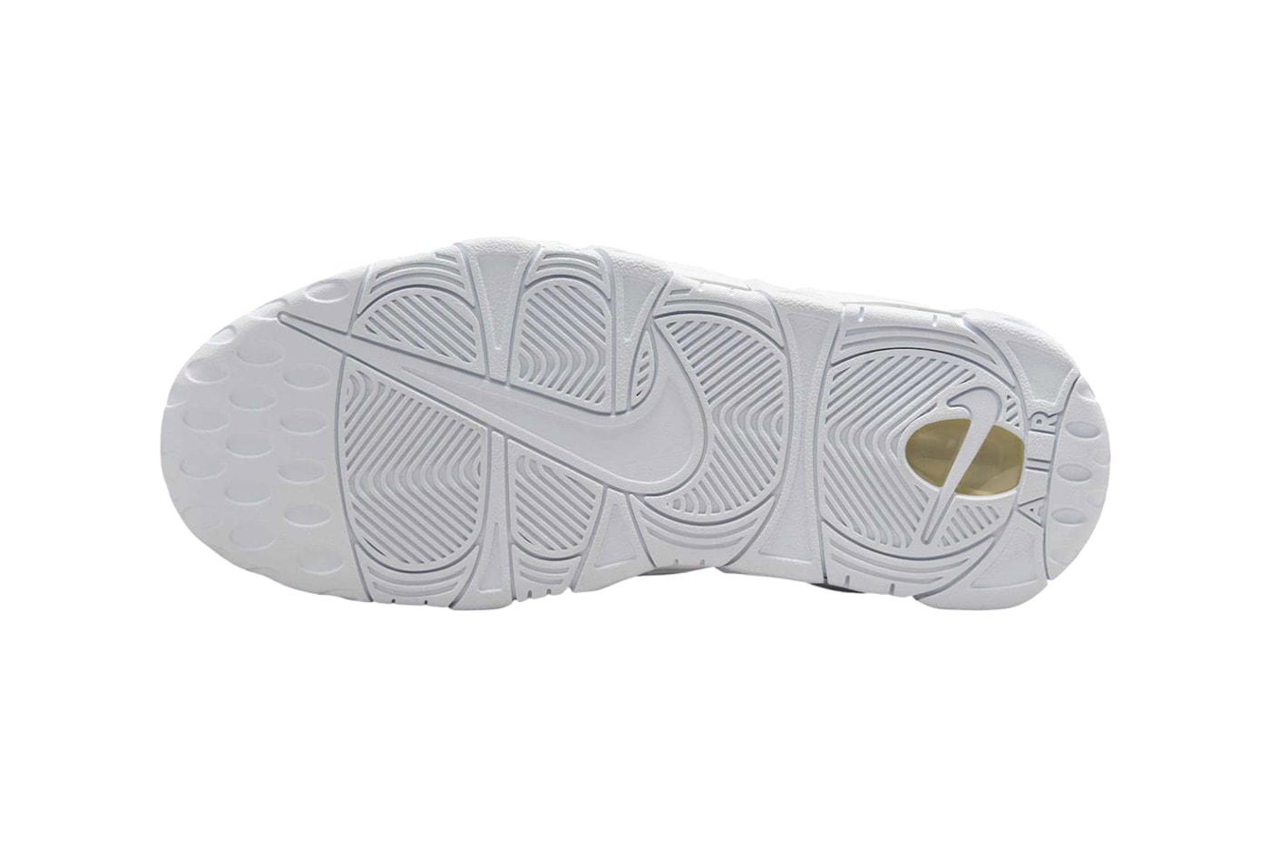 Official Look at the Nike Air More Uptempo Low "White/Green" FZ3055-102 celtics colorway basketball low top shoes bubble air lettering swoosh