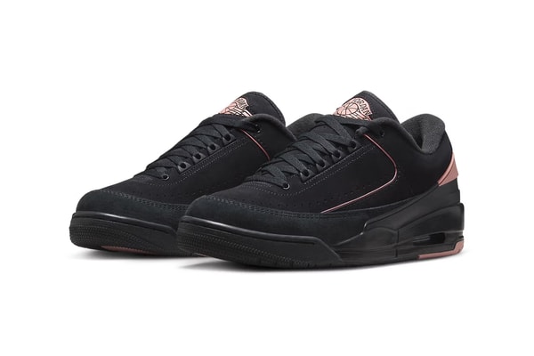 Air Jordan 2/3 "Black/Rust Pink" Release Info FD0383-003 jordan brand black pink 23 suede nubuck sleek black