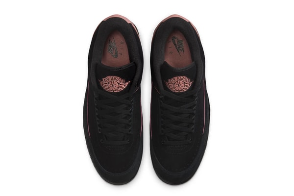 Air Jordan 2/3 "Black/Rust Pink" Release Info FD0383-003 jordan brand black pink 23 suede nubuck sleek black