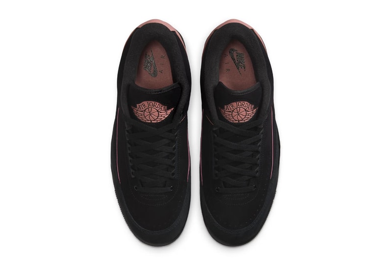 Air Jordan 2/3 "Black/Rust Pink" Release Info FD0383-003 jordan brand black pink 23 suede nubuck sleek black
