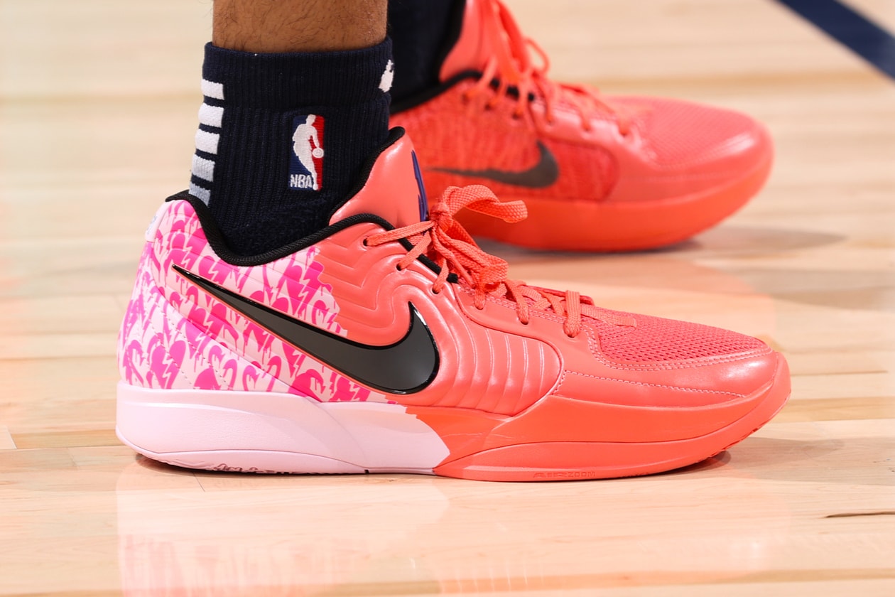 nba wnba signature sneaker list 2025 season Aaron Gordon - 361 AG 5 A’ja Wilson - Nike A’One Andrew Wiggins - Peak AW3 Anthony Edwards - adidas AE1 (2 teased) Austin Reaves - Rigorer AR2 Brandin Podziemski - Rigorer BP1 Breanna Stewart - PUMA Stewie 4 Damian Lillard - adidas Dame 9 (X teased) De’Aaron Fox - Under Armour Curry Fox 1 Devin Booker - Nike BOOK 1 Donovan Mitchell - adidas D.O.N. Issue #6 (7 teased) Giannis Antetokounmpo - Nike Zoom Freak 6 (7 teased) Ja Morant - Nike Ja 2 James Harden - adidas Harden Vol. 9 Jaylen Brown - 741 Performance Rover Jayson Tatum - Jordan Tatum 3 Jimmy Butler - Li-Ning JB3 Kawhi Leonard - New Balance KAWHI IV Kevin Durant - Nike KD 18 Klay Thompson - ANTA KT 10 Kyrie Irving - ANTA KAI 2 LaMelo Ball - PUMA MB.04 LeBron James - Nike LeBron 22 Luka Dončić - Jordan Luka 4 Nikola Jokić - 361 Joker 1 Sabrina Ionescu - Nike Sabrina 2 (3 spotted) Scoot Henderson - PUMA Scoot Zeros II Shai Gilgeous-Alexander - Converse SHAI 001 Spencer Dinwiddie - 361 DVD 3 Stephen Curry - Under Armour Curry 12 Sydney Colson - Creative Control Sydney Colson 1 Zion Williamson - Jordan Zion 4