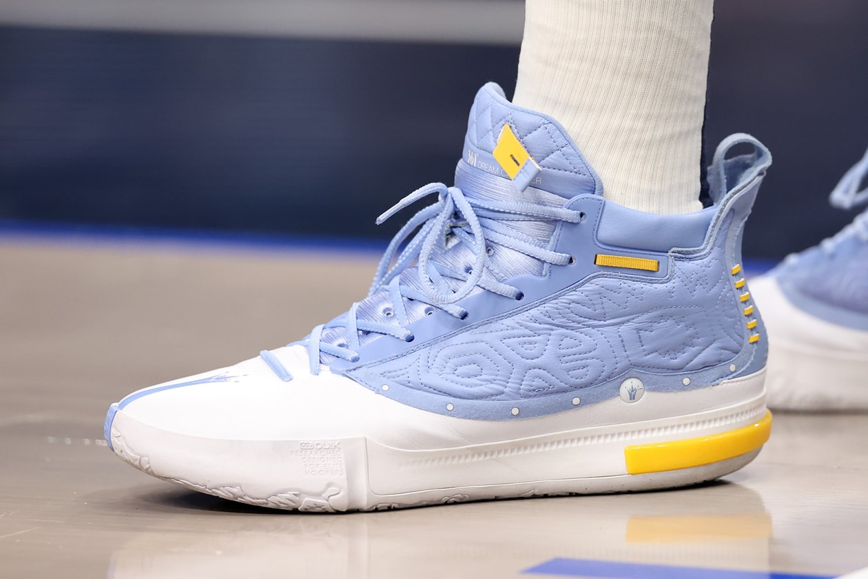 nba wnba signature sneaker list 2025 season Aaron Gordon - 361 AG 5 A’ja Wilson - Nike A’One Andrew Wiggins - Peak AW3 Anthony Edwards - adidas AE1 (2 teased) Austin Reaves - Rigorer AR2 Brandin Podziemski - Rigorer BP1 Breanna Stewart - PUMA Stewie 4 Damian Lillard - adidas Dame 9 (X teased) De’Aaron Fox - Under Armour Curry Fox 1 Devin Booker - Nike BOOK 1 Donovan Mitchell - adidas D.O.N. Issue #6 (7 teased) Giannis Antetokounmpo - Nike Zoom Freak 6 (7 teased) Ja Morant - Nike Ja 2 James Harden - adidas Harden Vol. 9 Jaylen Brown - 741 Performance Rover Jayson Tatum - Jordan Tatum 3 Jimmy Butler - Li-Ning JB3 Kawhi Leonard - New Balance KAWHI IV Kevin Durant - Nike KD 18 Klay Thompson - ANTA KT 10 Kyrie Irving - ANTA KAI 2 LaMelo Ball - PUMA MB.04 LeBron James - Nike LeBron 22 Luka Dončić - Jordan Luka 4 Nikola Jokić - 361 Joker 1 Sabrina Ionescu - Nike Sabrina 2 (3 spotted) Scoot Henderson - PUMA Scoot Zeros II Shai Gilgeous-Alexander - Converse SHAI 001 Spencer Dinwiddie - 361 DVD 3 Stephen Curry - Under Armour Curry 12 Sydney Colson - Creative Control Sydney Colson 1 Zion Williamson - Jordan Zion 4