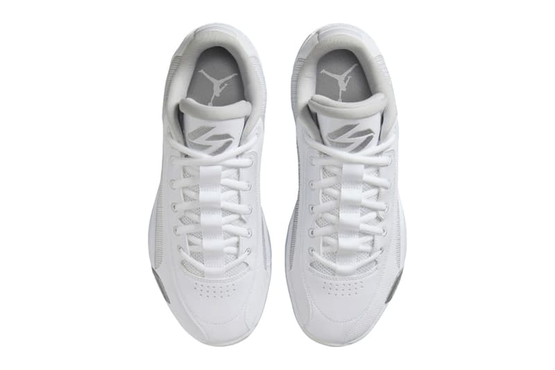 Jordan Luka .77 Gets Crisp in "Back to School" Edition michael jordan brand luka doncic los angeles lakers dallas mavericks HF0806-100 white/grey