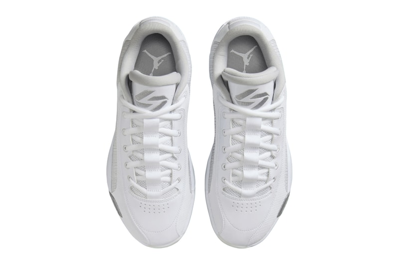 Jordan Luka .77 Gets Crisp in "Back to School" Edition michael jordan brand luka doncic los angeles lakers dallas mavericks HF0806-100 white/grey