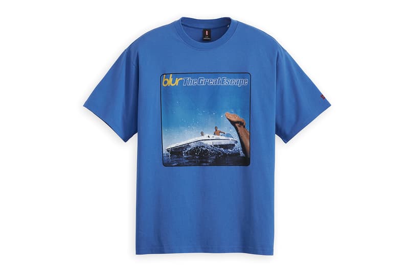 Levi's Unveils New blur Band Tee Collection england uk british cultural life 