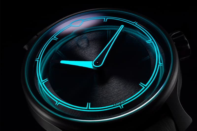 MING 37.02 Ghost limited edition Release Info Grade 2 titanium Super-LumiNova X1 Sellita SW300
