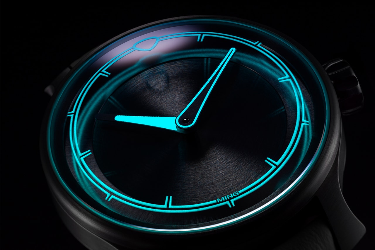 MING 37.02 Ghost limited edition Release Info Grade 2 titanium Super-LumiNova X1 Sellita SW300