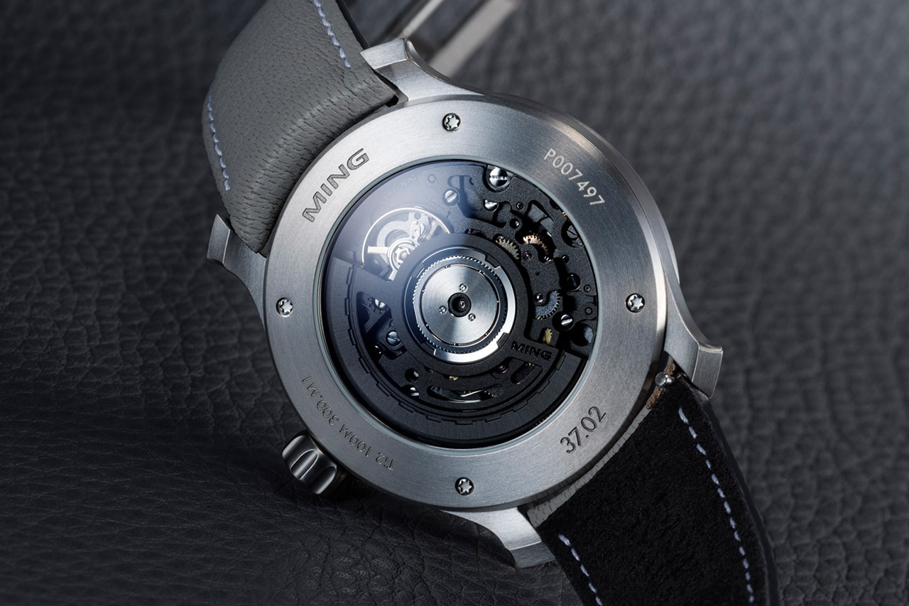 MING 37.02 Ghost limited edition Release Info Grade 2 titanium Super-LumiNova X1 Sellita SW300