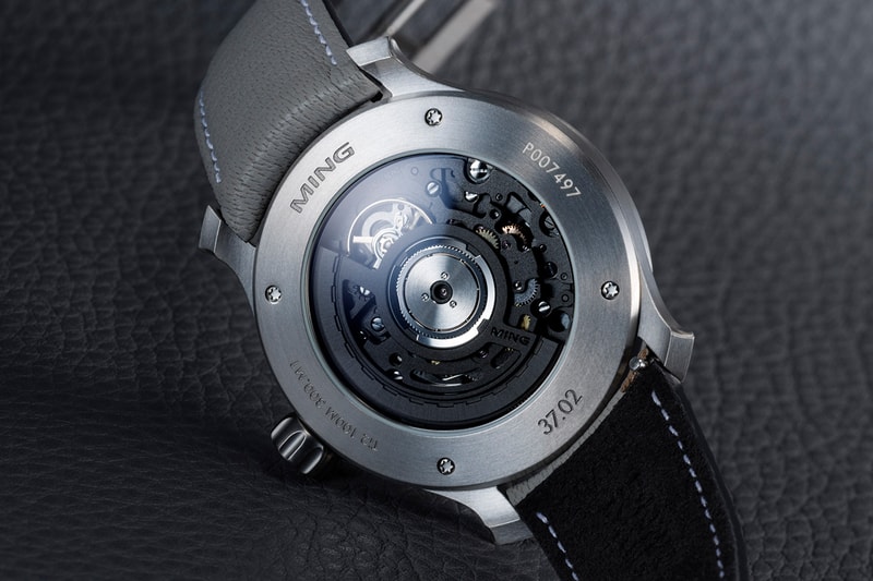 MING 37.02 Ghost limited edition Release Info Grade 2 titanium Super-LumiNova X1 Sellita SW300