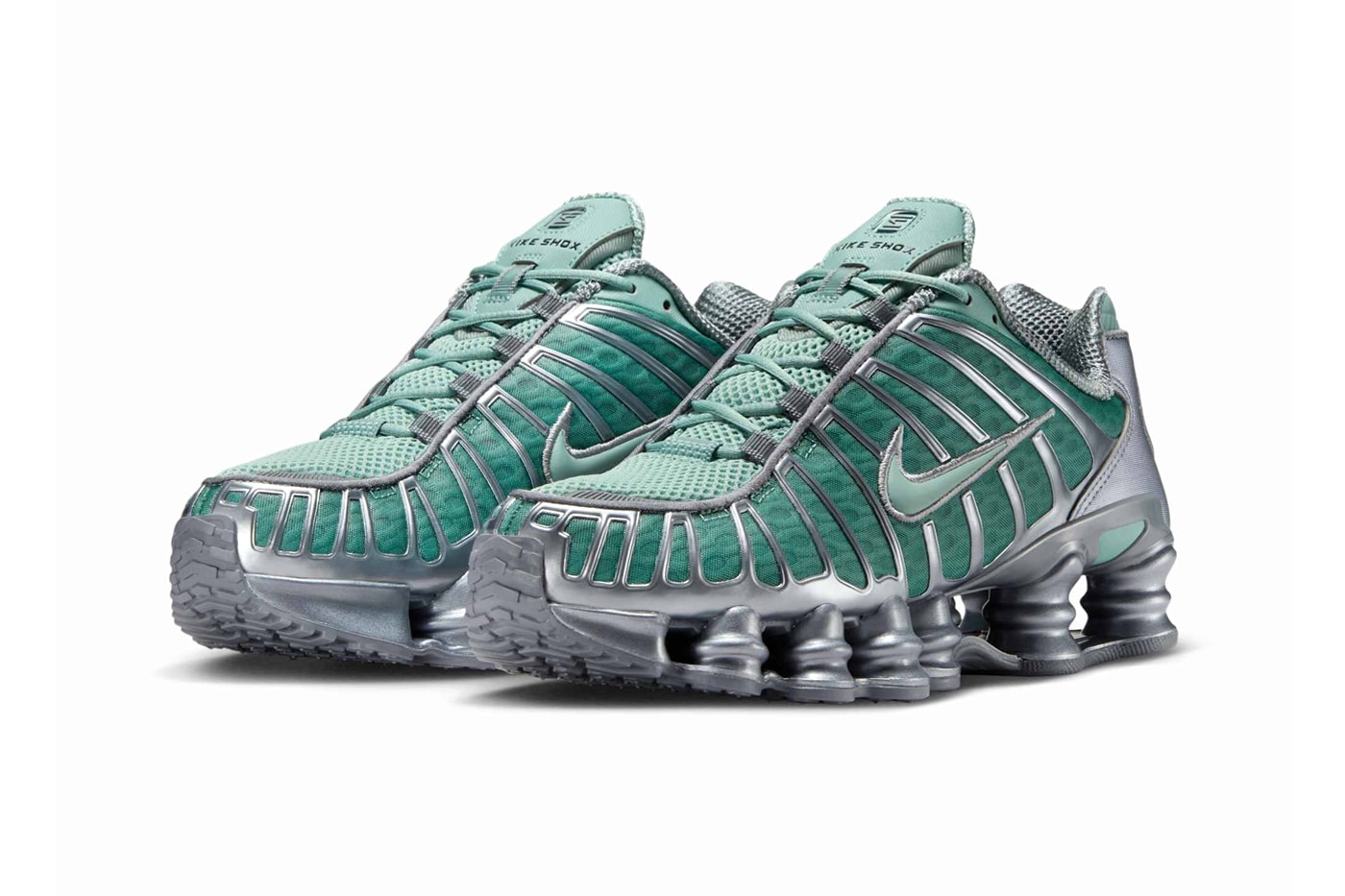 Nike Shox TL “Cannon” AR3566-007 Release Info mesh Swoosh TPU cage overlays Shox columns