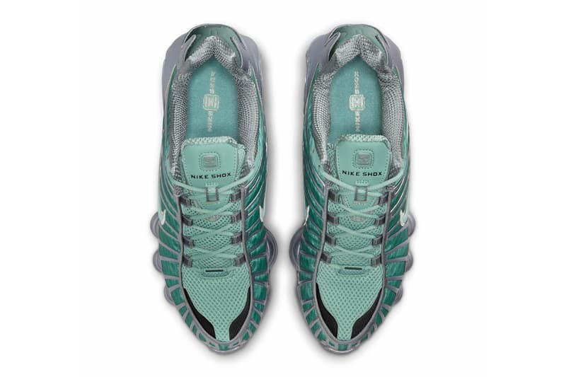 Nike Shox TL “Cannon” AR3566-007 Release Info mesh Swoosh TPU cage overlays Shox columns