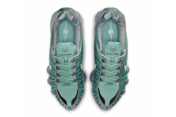 Nike Shox TL “Cannon” AR3566-007 Release Info mesh Swoosh TPU cage overlays Shox columns
