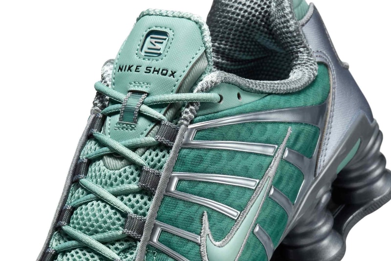 Nike Shox TL “Cannon” AR3566-007 Release Info mesh Swoosh TPU cage overlays Shox columns