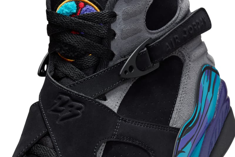 Air Jordan 8 "Aqua" To Make a Comeback Next Summer 2025 re-release Black/True Red-Iron Grey-Bright Concord-Aquatone Black/True Red-Iron Grey-Bright Concord-Aquatone jordan Brand jumpman tri-tone