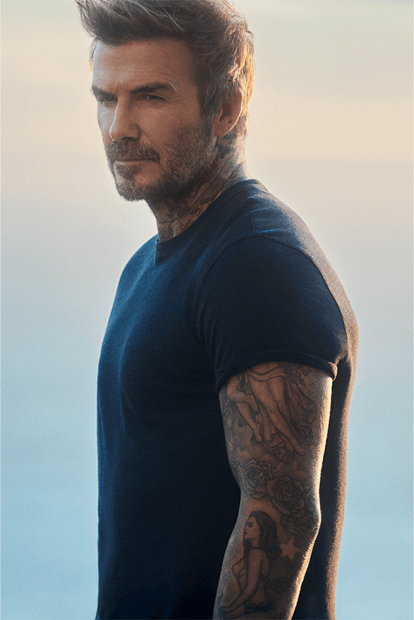 BOSS Collection David Beckham collaboration menswear campaign