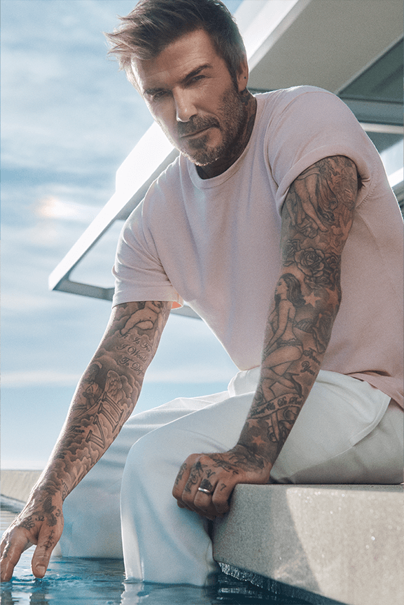 BOSS Collection David Beckham collaboration menswear campaign