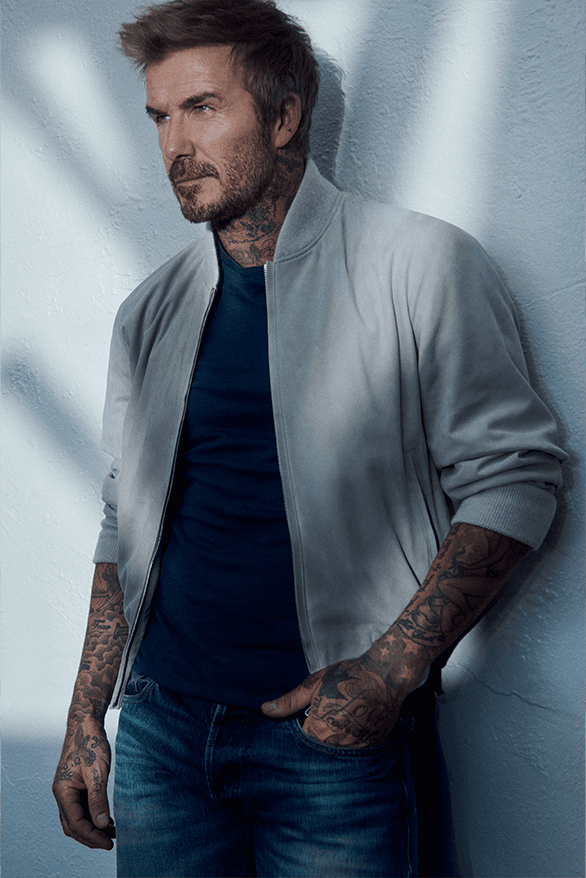 BOSS Collection David Beckham collaboration menswear campaign