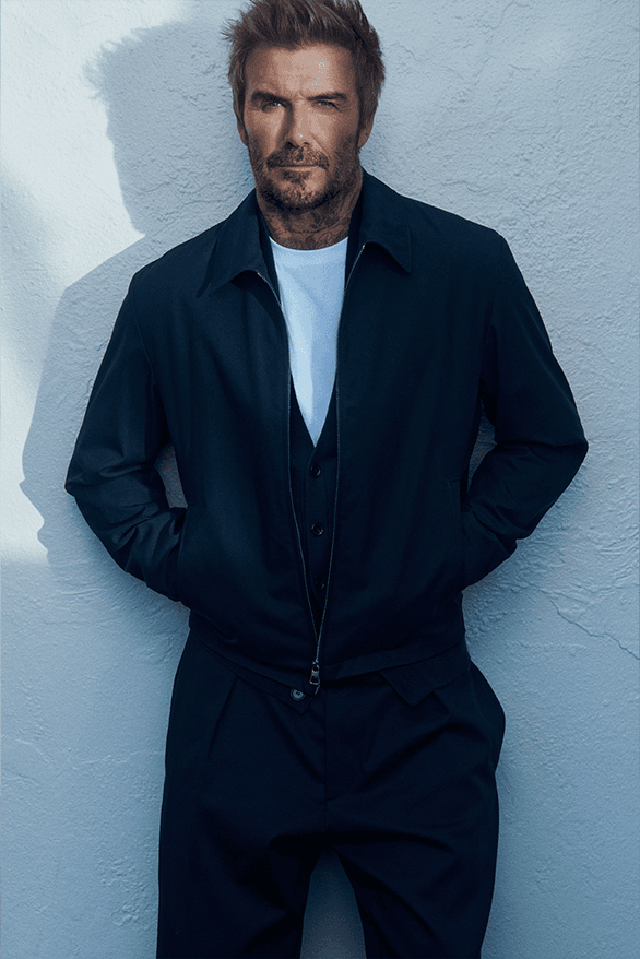 BOSS Collection David Beckham collaboration menswear campaign