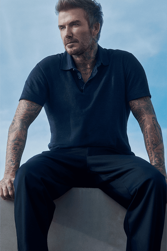 BOSS Collection David Beckham collaboration menswear campaign