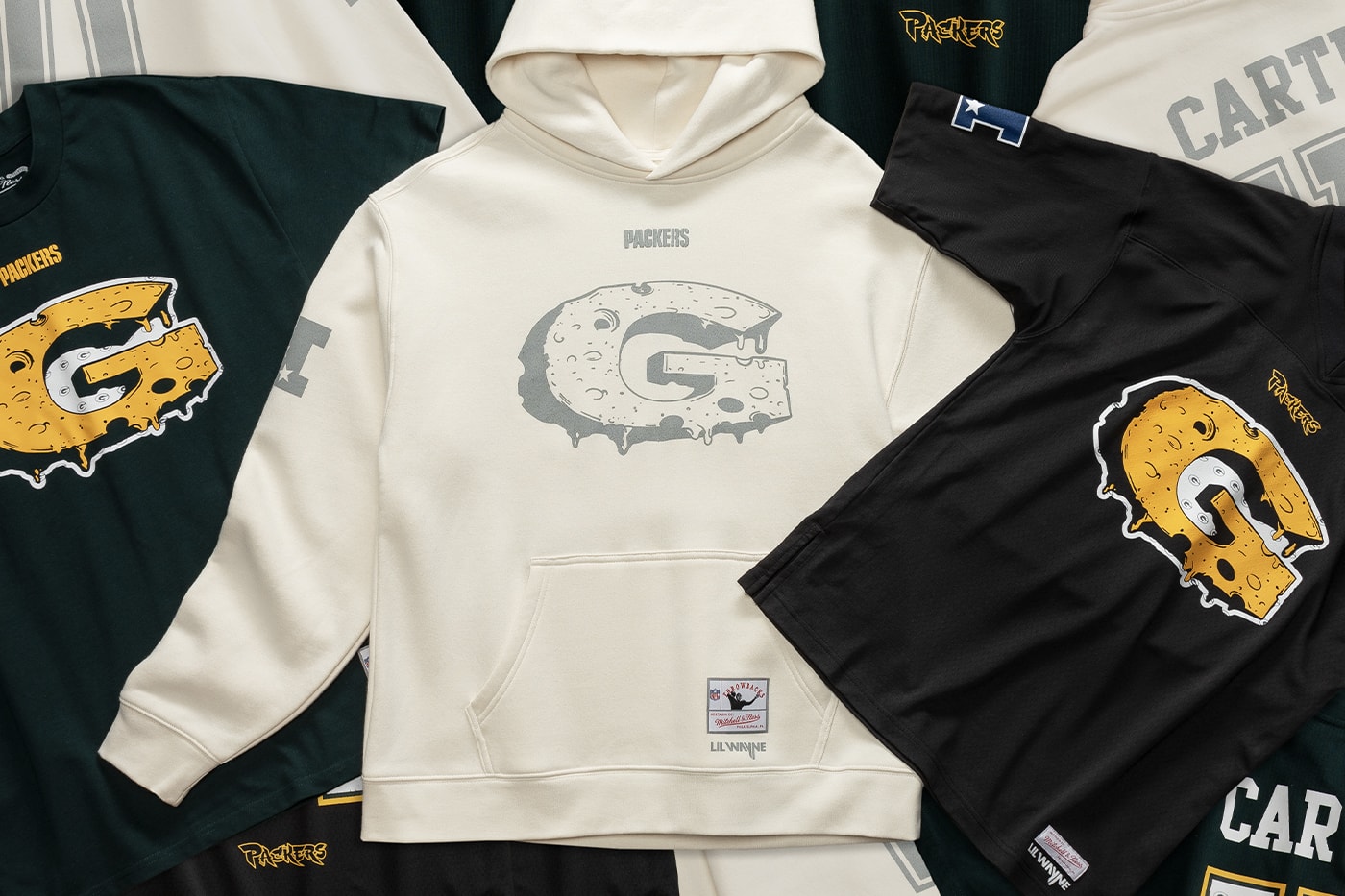 Lil Wayne Teams up With NFL and Mitchell & Ness For Football-Inspired Collaboration Green Bay packers the carter vi