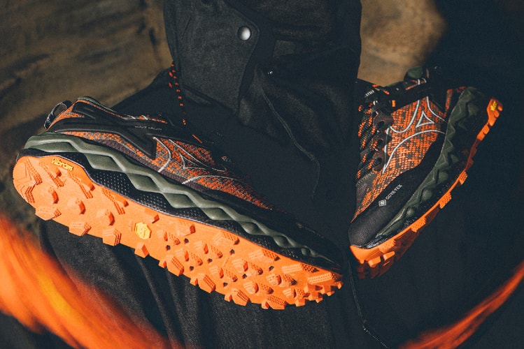 Maharishi and Mizuno Debut "Pointilist" Camo With Wave Mujin 10 GTX
