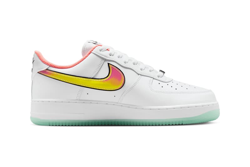 First Look at This Years Nike Air Force 1 Low "NY vs NY" IH4962-100 White/Crimson Pulse-Green Glow-Light Laser Orange-Black summer 2025