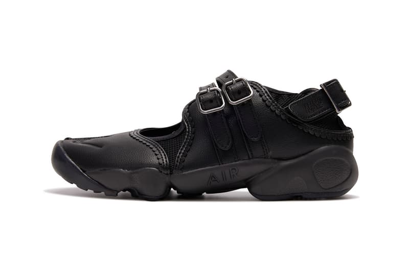 Nike Air Rift “Buckle Strap” "Black"IB8881-001 Cherry Blossom Charm Release Info 