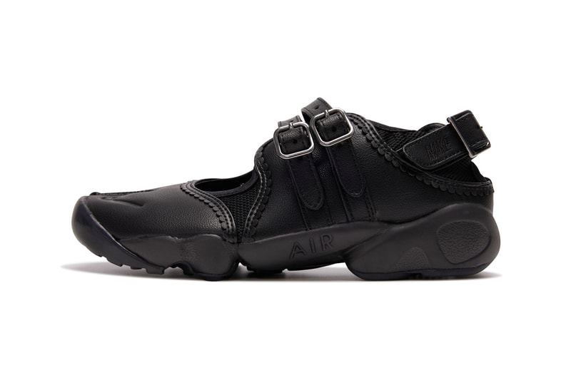 Nike Air Rift “Buckle Strap” "Black"IB8881-001 Cherry Blossom Charm Release Info 