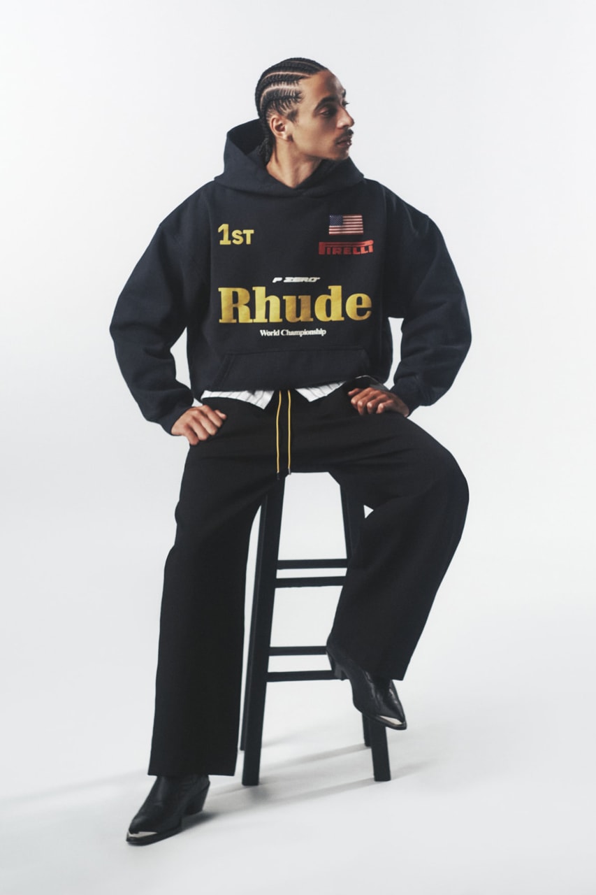 Rhude and Pirelli Push the Gas on "Champion" Capsule Collab