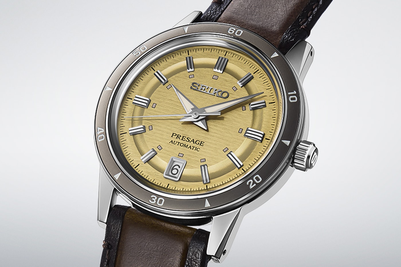 Seiko Presage Style 60s Gold Yellow Silvery Violet Ice Green Release Info SRPL73J1 SRPL71J1 SRPL75J1