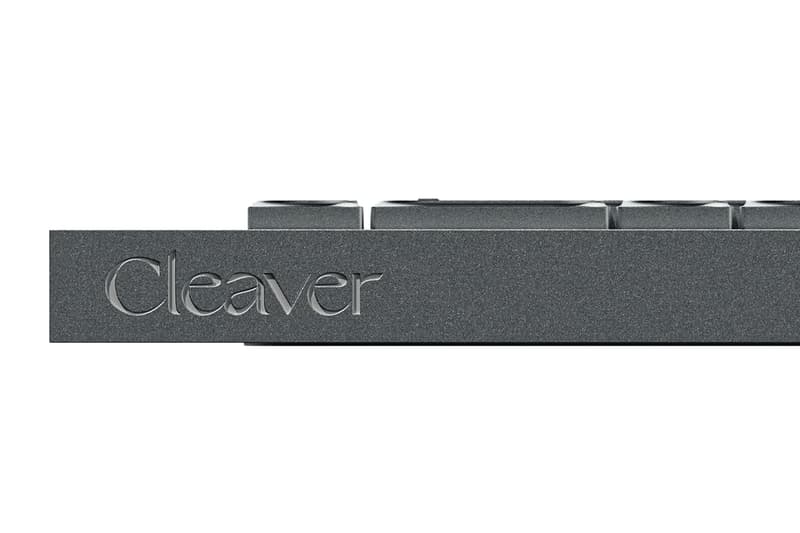 Serene Industries Cleaver Keyboard Release Info aluminum hot-swappable Hall Effect interchangeable keycaps LED backlight brutalist inspired