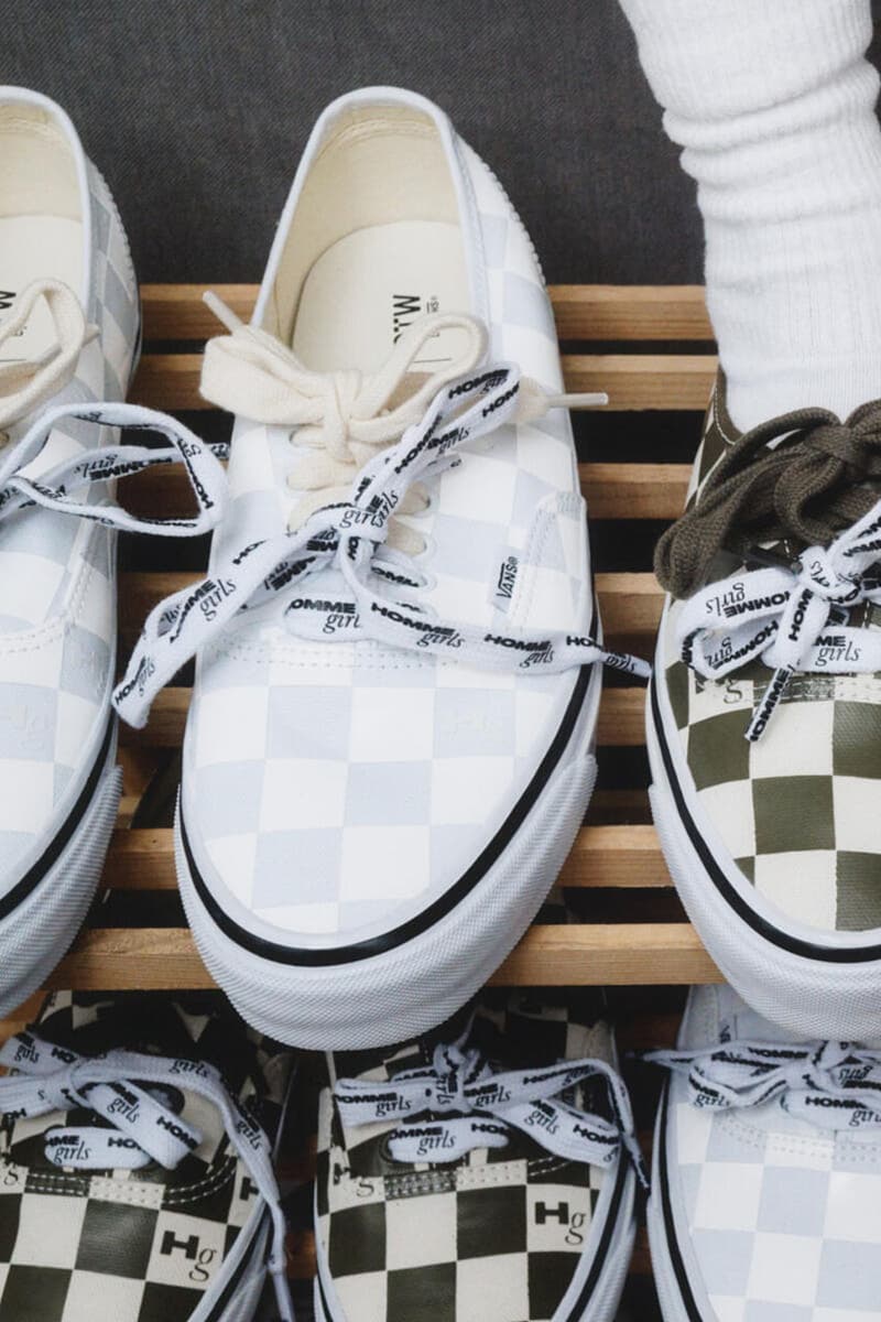 OTW by Vans x HommeGirls Expand on Last Fall's Collab With New Workwear-Inspired Range homme girls magazine footwear sneaker collab shoe checkerboard workwear price release info Skate Team Rider Efron Danzig and models Dede Mansro and Alice McNally new york city lookbook collection