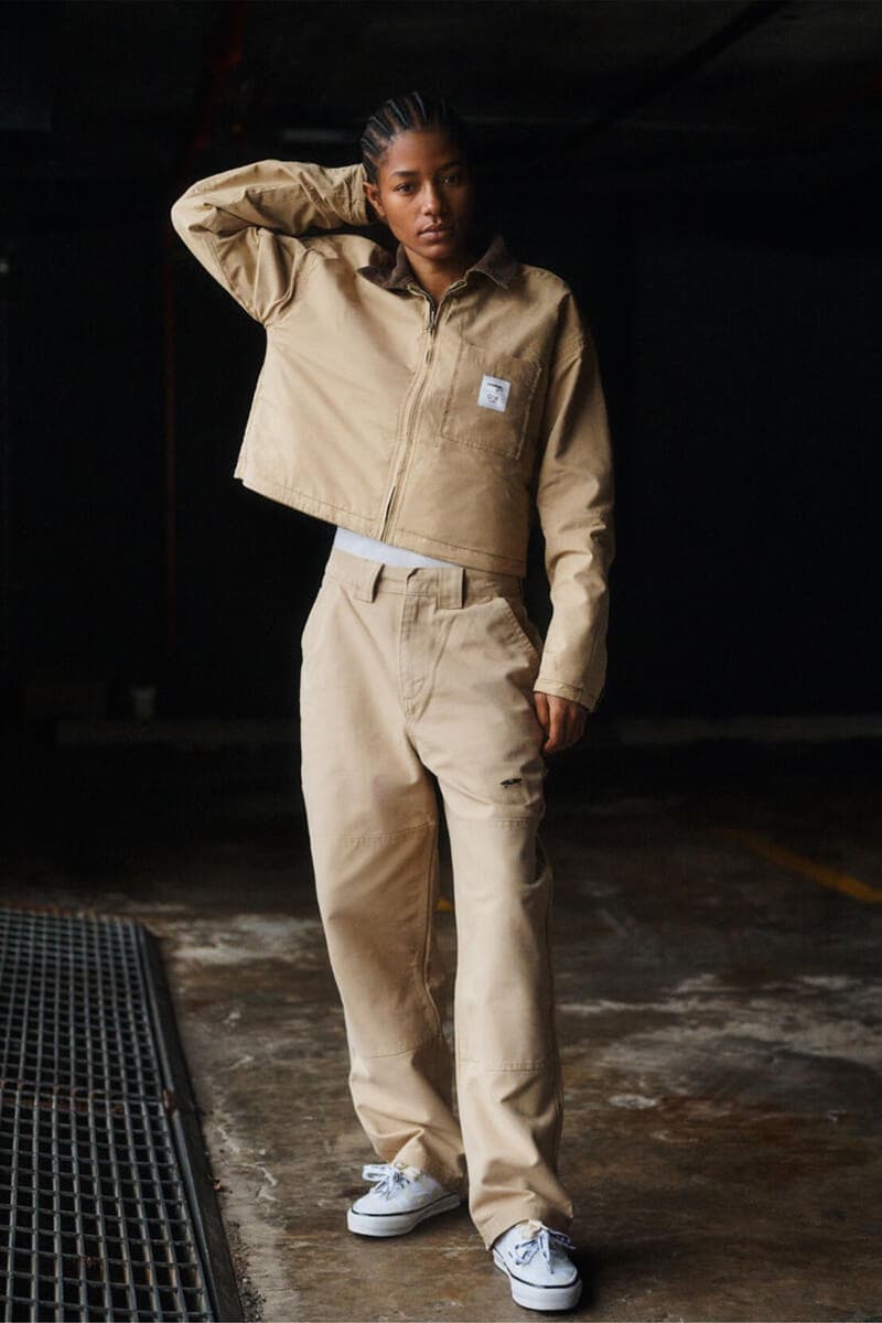 OTW by Vans x HommeGirls Expand on Last Fall's Collab With New Workwear-Inspired Range homme girls magazine footwear sneaker collab shoe checkerboard workwear price release info Skate Team Rider Efron Danzig and models Dede Mansro and Alice McNally new york city lookbook collection 