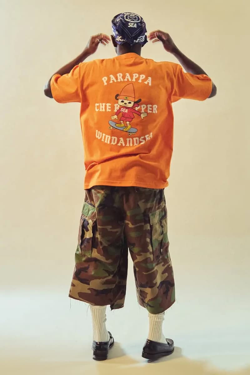 WIND AND SEA x 'PaRappa the Rapper' Collaboration Collection Release Info lookbook