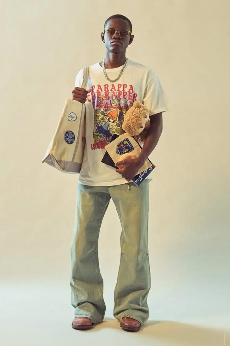 PARAPPA (PJ BERRI u0026 SEA) TEE / PINK PaRappa the Rapper PJ Berri T-shirt wind and sea Collaboration Size 110cm  Tagged | eBay