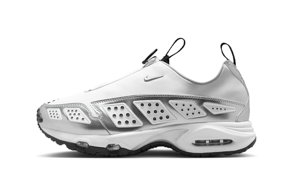 Official Look at the Nike Air Max Sunder "White Metallic" HJ4130-100 White/Metallic Silver-Black futuristic retro shoe summer 2025