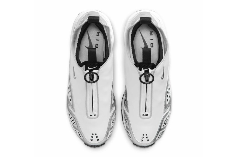Official Look at the Nike Air Max Sunder "White Metallic" HJ4130-100 White/Metallic Silver-Black futuristic retro shoe summer 2025