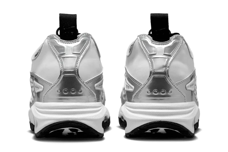Official Look at the Nike Air Max Sunder "White Metallic" HJ4130-100 White/Metallic Silver-Black futuristic retro shoe summer 2025