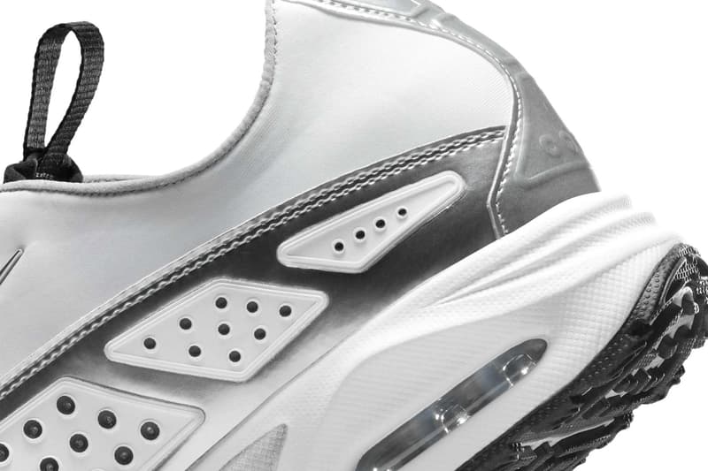 Official Look at the Nike Air Max Sunder "White Metallic" HJ4130-100 White/Metallic Silver-Black futuristic retro shoe summer 2025