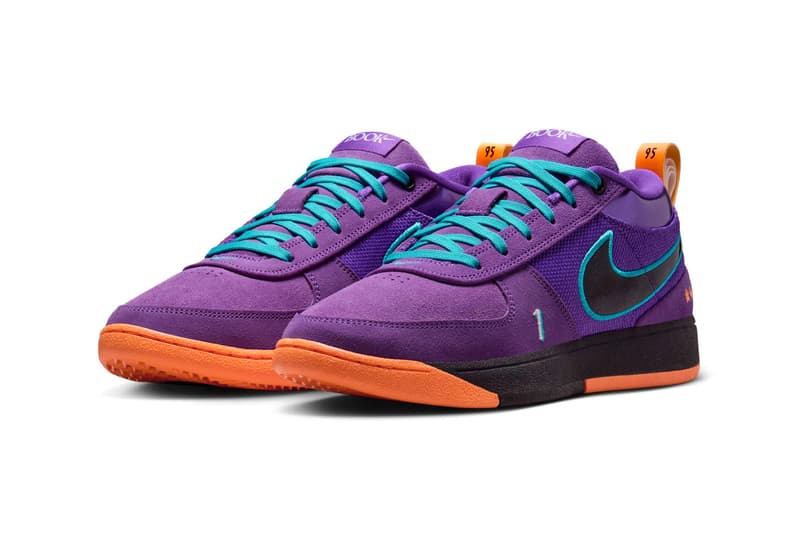 Official Look at the Nike Book 1 "1995 All-Star" IH0894-500 Wild Berry/Dusty Cactus-Bright Mandarin-Black devin booker basketball shoes phoenix suns