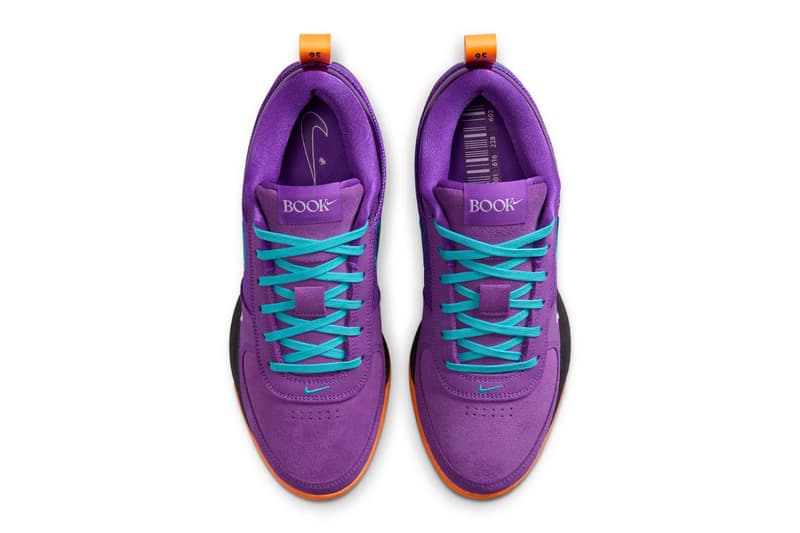 Official Look at the Nike Book 1 "1995 All-Star" IH0894-500 Wild Berry/Dusty Cactus-Bright Mandarin-Black devin booker basketball shoes phoenix suns