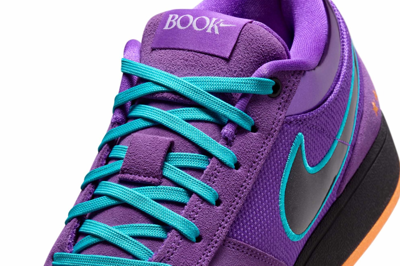 Official Look at the Nike Book 1 "1995 All-Star" IH0894-500 Wild Berry/Dusty Cactus-Bright Mandarin-Black devin booker basketball shoes phoenix suns