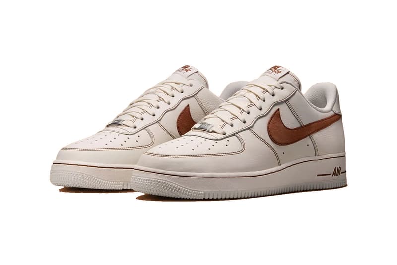 Nike Air Force 1 Low “Ivory/Saddle Brown” HQ2037-101 Release Info 