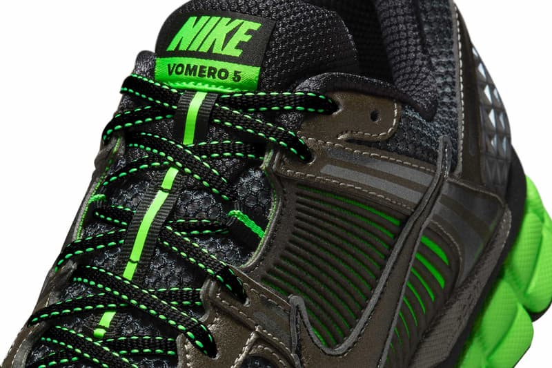 Nike Zoom Vomero 5 Metallic Pewter Green Strike IB2988-001 Release Info